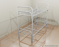 Трёхъярусные металлические кровати для общежитий, кровати металлические оптом - Изображение #4, Объявление #1425095