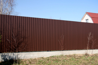 Монтаж забора из проф. листа специалистами.  - Изображение #5, Объявление #1659444