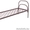 Кровати железные одноярусные для санаториев, кровати металлические с ДСП спинкой - Изображение #2, Объявление #1436422