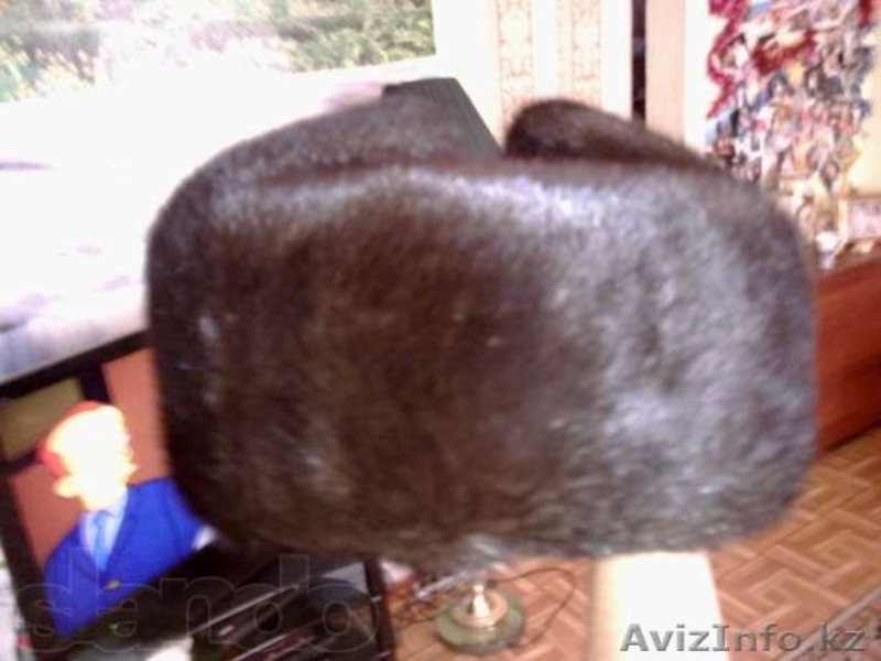 Продаю шапку норковую. Тёмно-коричневая, не стриженая норка, новая не  - Изображение #3, Объявление #1004982