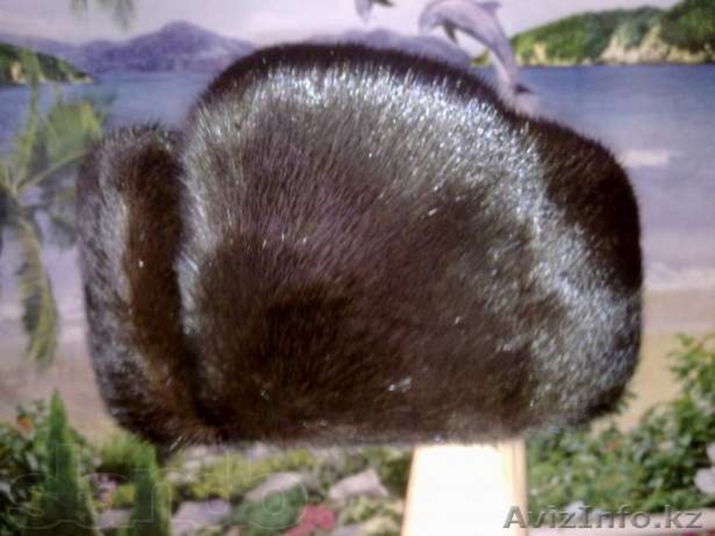 Продаю шапку норковую. Тёмно-коричневая, не стриженая норка, новая не  - Изображение #6, Объявление #1004982