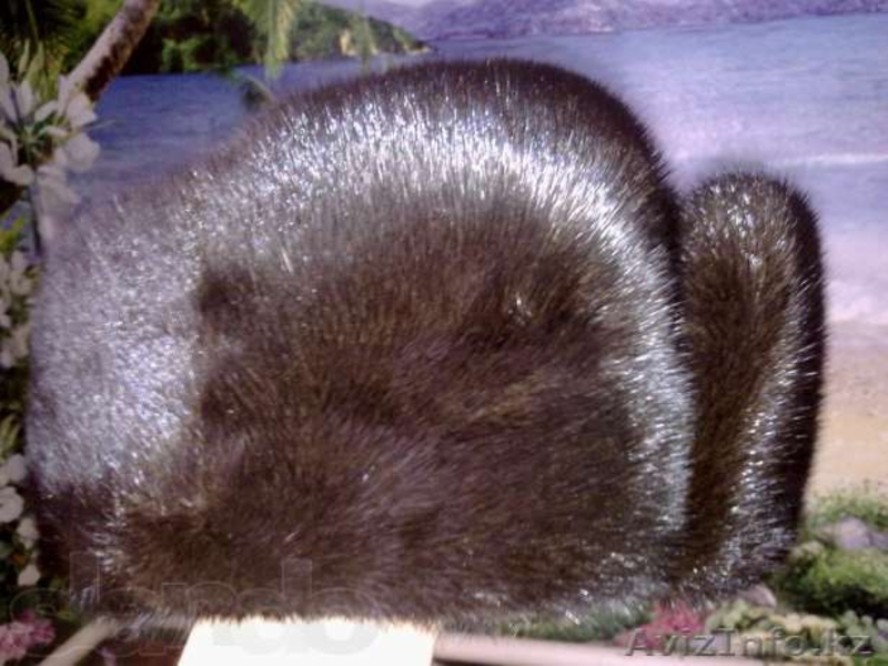Продаю шапку норковую. Тёмно-коричневая, не стриженая норка, новая не  - Изображение #7, Объявление #1004982