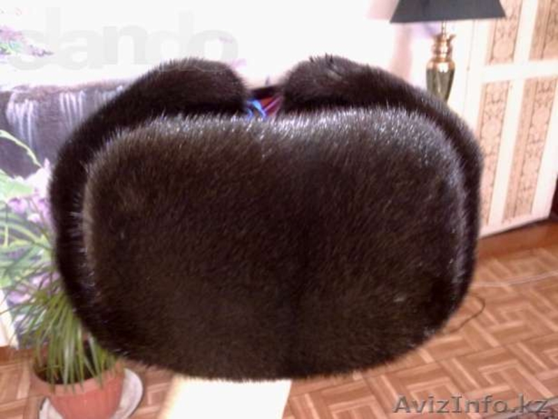 Продаю шапку норковую. Тёмно-коричневая, не стриженая норка, новая не  - Изображение #1, Объявление #1004982