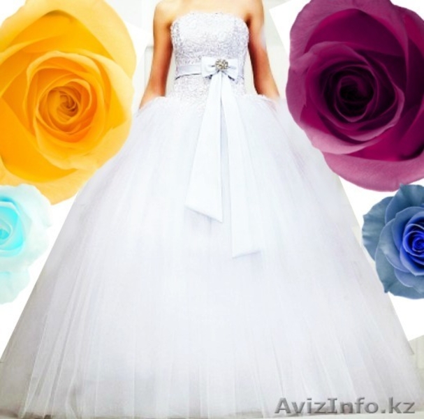 Продам шикарное пышное свадебное платье с бантом и брощью Swarovski - Изображение #2, Объявление #1153425