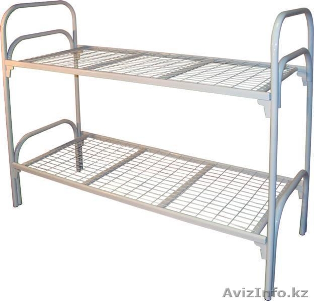 Кровати металлические двухьярусная, кровати для рабочих, кровати оптом - Изображение #2, Объявление #1352915