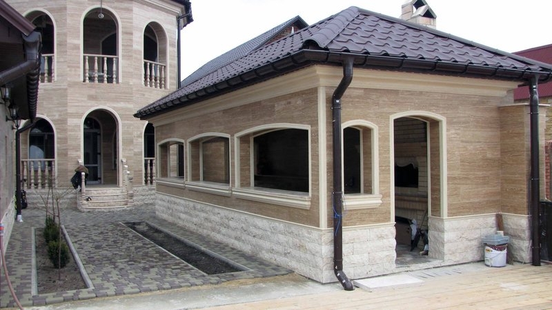 Облицовка фасадов зданий травертином, гранитом, мрамором - Изображение #6, Объявление #1659442